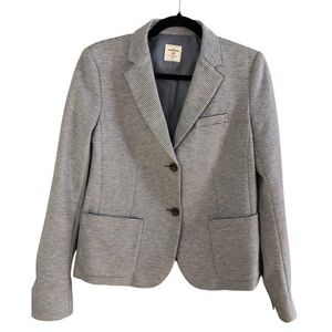 GAP Academy Blazer in Ponte Blue Stripe